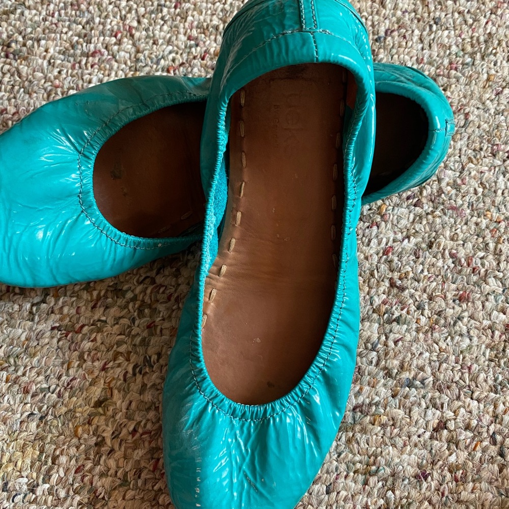 Tieks Beautiful Blue Size 9